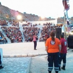 Health aid provision at the Petra Theater