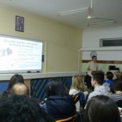 Lesson on seismic activity prevention with Mr Kerpelis Ploutarchos