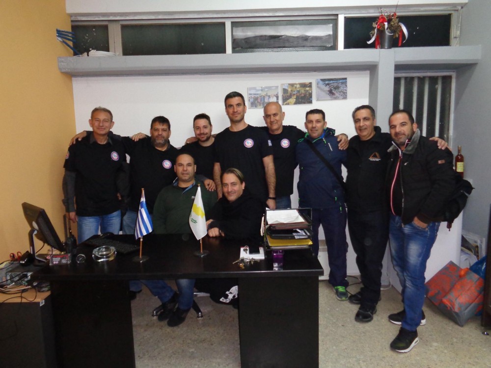 Μάθημα από τον κ. Μαρίνο Τομάζο και τον κ. Ηλία Γεώργιο, μέλη της Κυπριακής CCPVC (Cyprus Civil Protection Volunteer Corps)