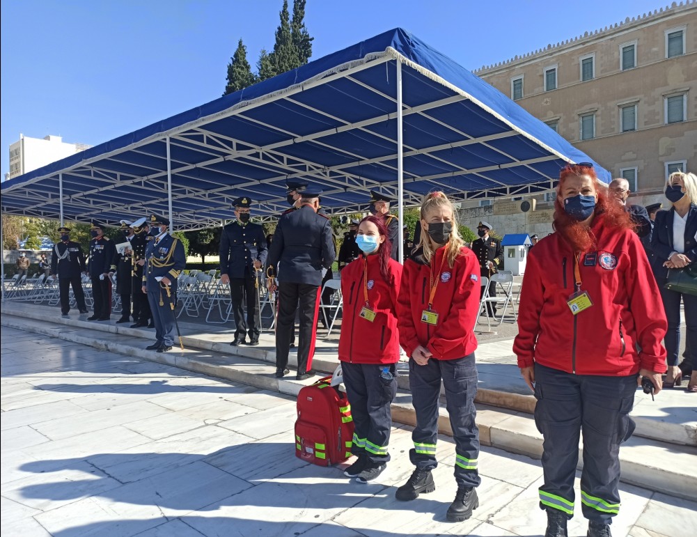 Υγειονομική κάλυψη μαθητικής παρέλασης Αθήνας ενόψη του εορτασμού της 28ης Οκτωβρίου