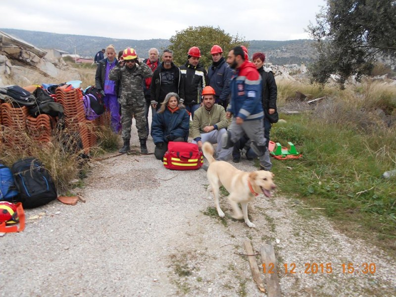 'Ασκηση σεισμού 2015