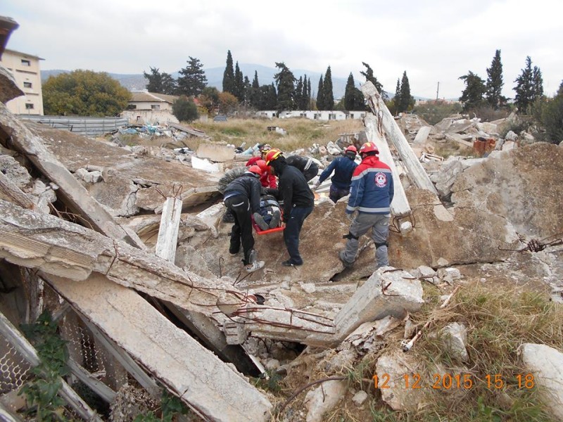 'Ασκηση σεισμού 2015