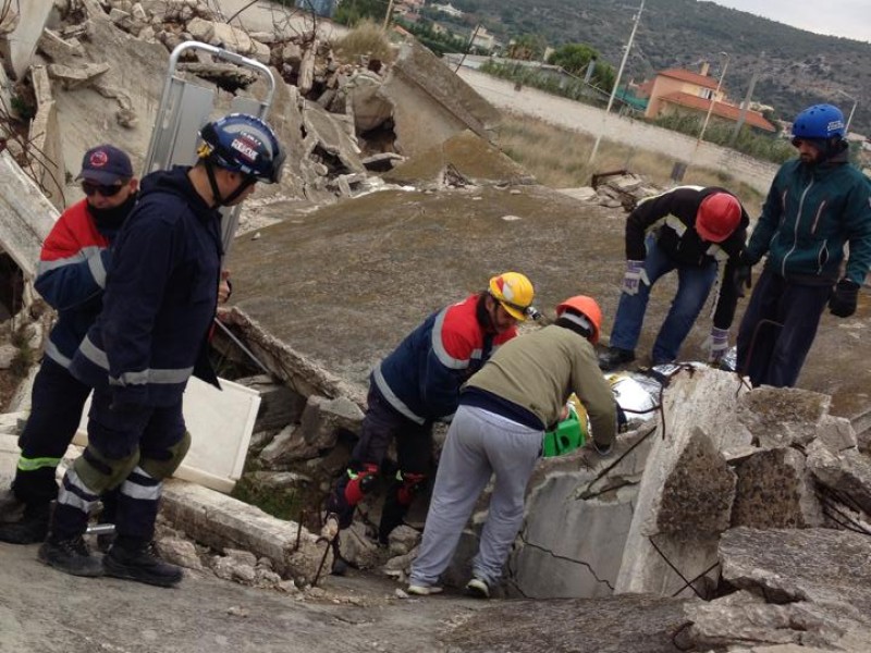 'Ασκηση σεισμού 2015