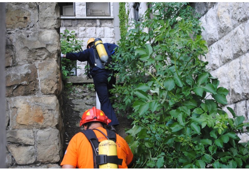 Άσκηση με το Σέρβικο Διασωστικό Σώμα