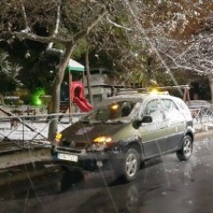 Δύσκολη η χθεσινή νύχτα λόγω της χιονόπτωσης και του παγετού