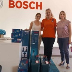 Ένα μεγάλο ευχαριστώ στην εταιρεία BOSCH  που είναι αρωγός στο έργο μας.  Ένα μεγάλο ευχαριστώ στην εταιρεία BOSCH  που είναι αρωγός στο έργο μας.