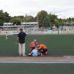 First Aid provision for the football tournament of the Primary schools of Egaleo