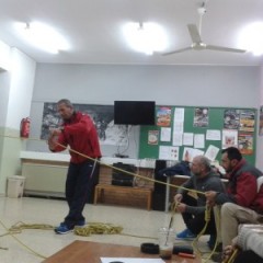 Continuation of theoretical lessons in Rope and Mountain Rescue department Continuation of theoretical lessons in Rope and Mountain Rescue department