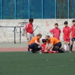 Health coverage of the football tournament of the Elementary Schools of Egaleo